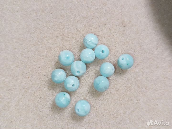 Колье галстук с ларимаром