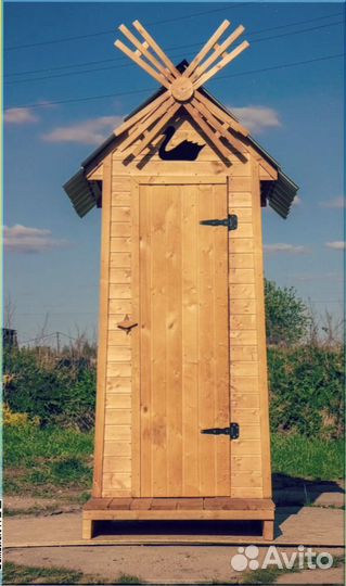 Дачный туалет с декором дщв 604