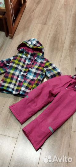 Зимний костюм для девочки размер 110