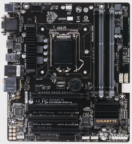 Материнская плата gigabyte GA-B85M-D3H-A купить в Санкт-Петербурге ...