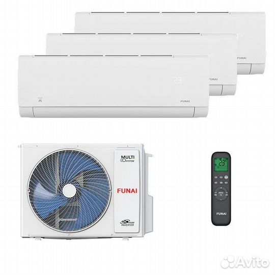 Мульти сплит система funai на 3 комнаты