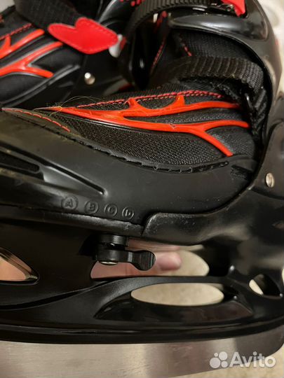 Коньки action раздвижные