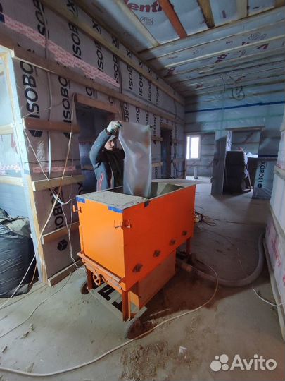 Льняной утеплитель Льноизол Flax 90 задувной