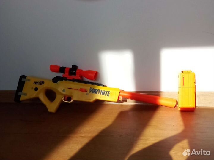 Nerf снайперская винтовка fortnite