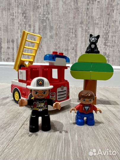 Lego duplo пожарная машина лего дупло