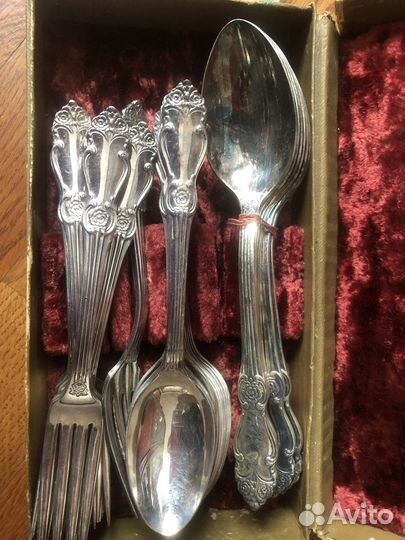 Мельхиоровые ложки СССР