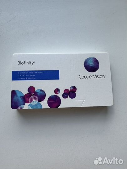 Контактные линзы CooperVision Biofinity