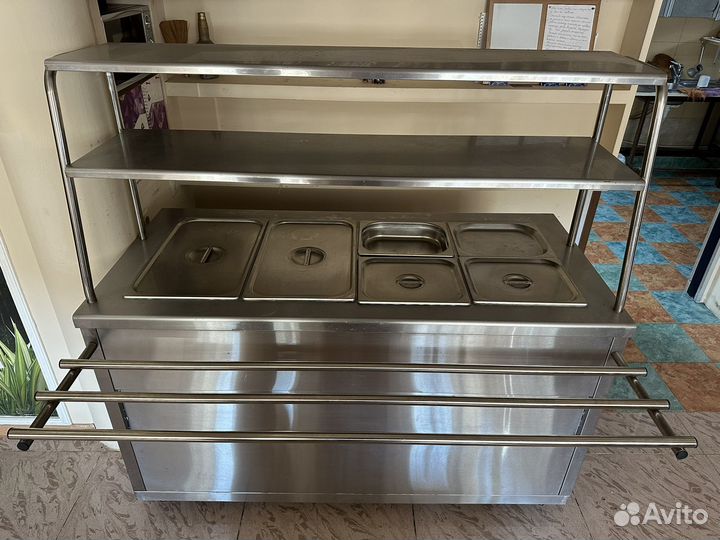 Линия раздачи с подогревом