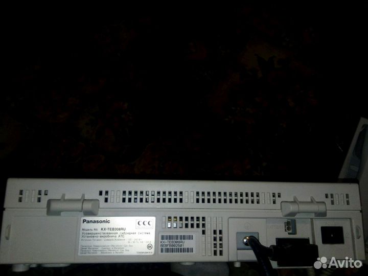 Атс panasonic KX-TEB308и телефон panasonic kxT7730