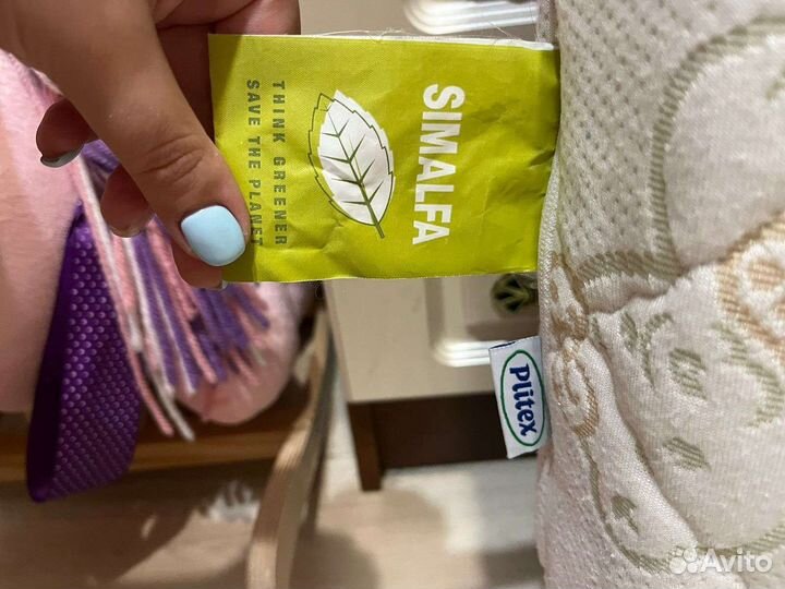 Матрас детский 120 60+простынь на резинке