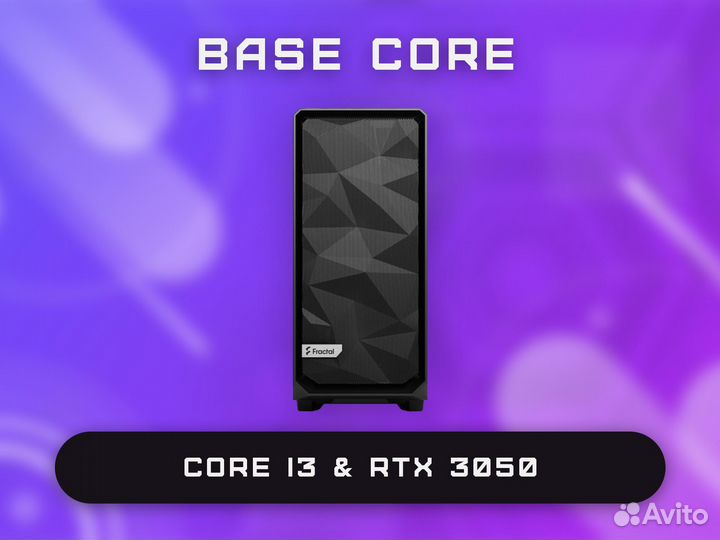 «Base core» пк Core i3 \RTX 3050\16гб RAM