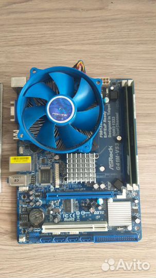 Материнская плата с процессором