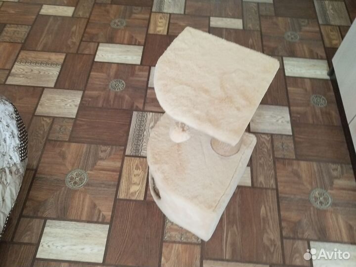 Когтеточка домик для кошки бу