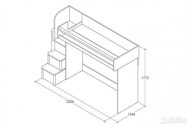 Кровать чердак Кембридж