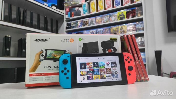 Nintendo Switch прошитая + куча игр