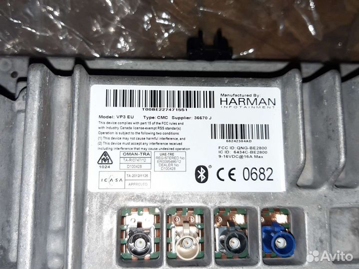 Магнитола jeep grand Cherokee wk2