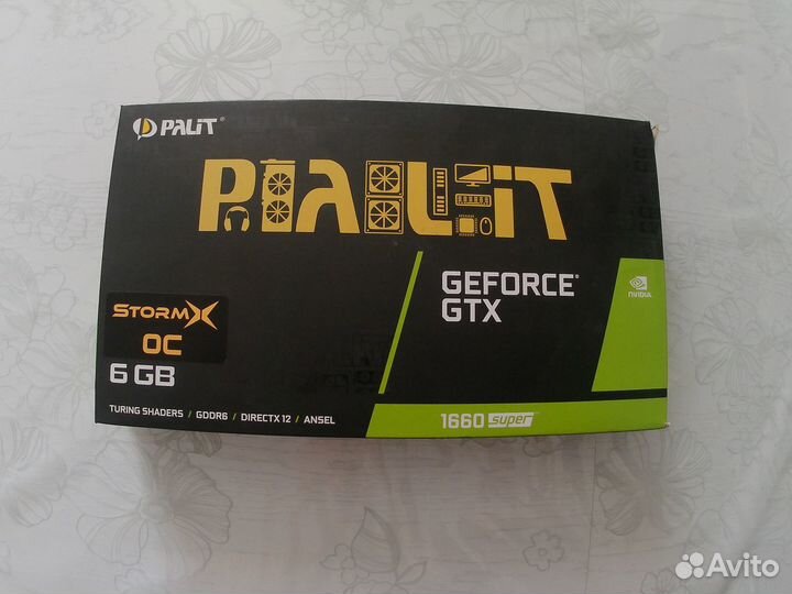 Видеокарта Palit GeForce GTX 1660 super StormX
