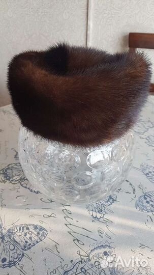 Шапка норковая женская