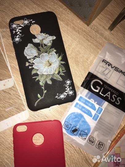 Стекло и чехлы для Xiaomi redmi 4x