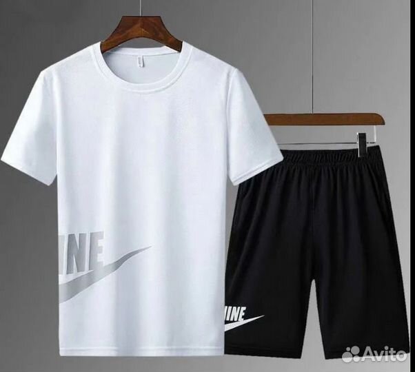 Комплект мужской футболка и шорты nike