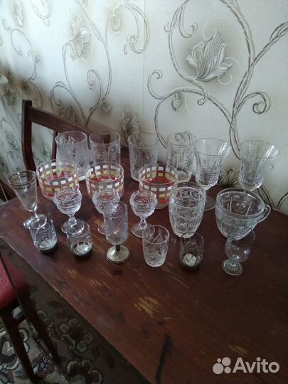 Разные советские рюмки, фужеры, бокалы