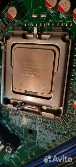 Материнская плата socket 775 + CPU + DDR