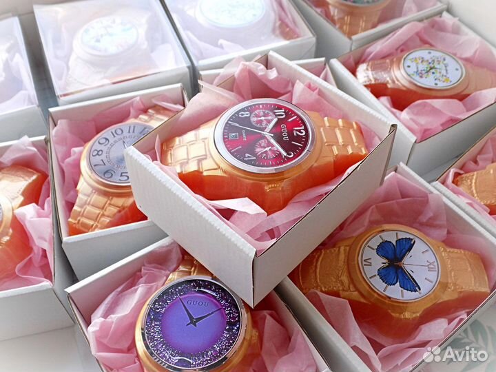 Мыло ручной работы «Золотые женские часики»