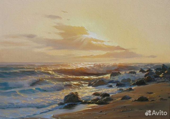Картины Морские пейзажи большие маслом 10 на выбор
