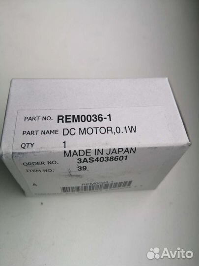 Dc motor,0.1w rem0036-1 оригинал panasonic japan