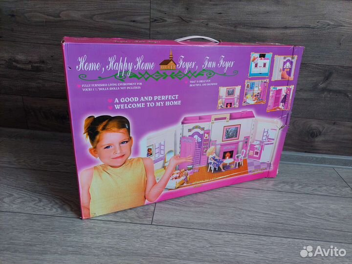 Домик для барби с мебелью звуковое сопровождением