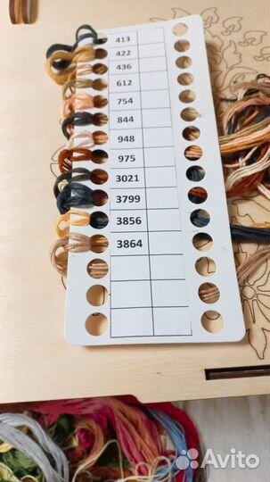 Нарезка ниток мулине для Татьяны