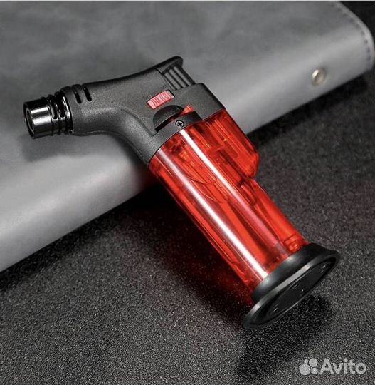 Турбо-зажигалка горелка газовая заправляемая