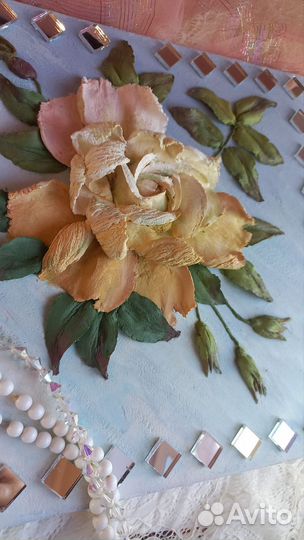 Настенное панно в технике скульптурной живописи