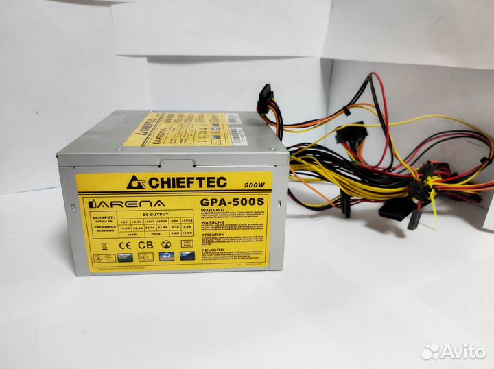 Блок питания Chieftec GPA-500S 500W 24+4+8pin
