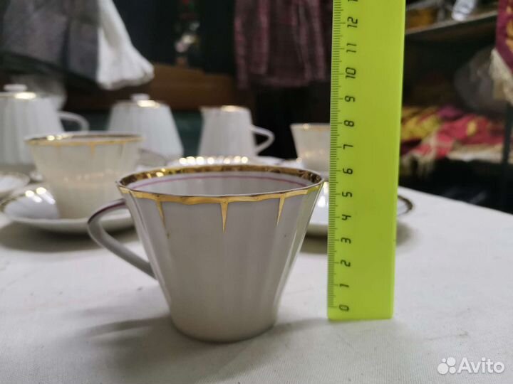 Сервиз чайный Золотой дождь Вербилки СССР (Ч)