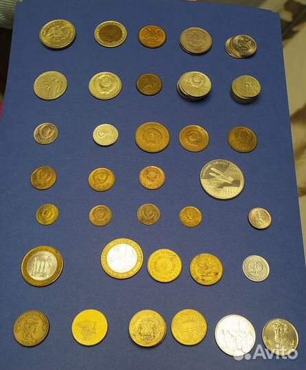 Таблица коллекции монет