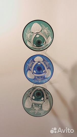 Бокалы цветной хрусталь Германия