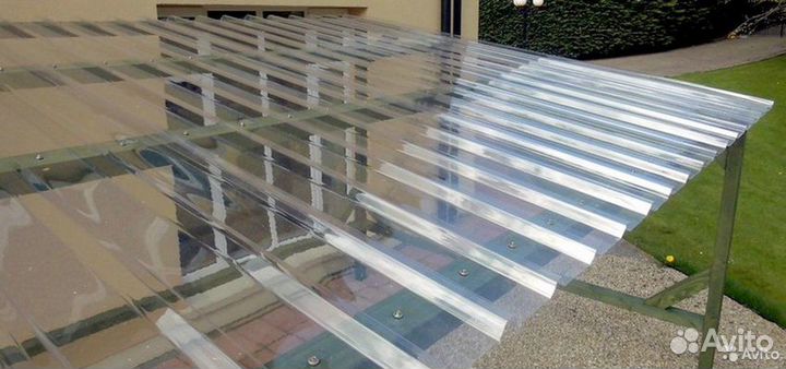 Монолитный профилированный поликарбонат