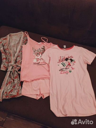 Вещи на девочку пакетом р-р 122-140 34 единицы