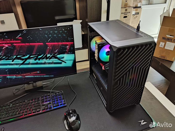 Игровой комп на Intel 12100F+ RTX2060 Super 8Gb