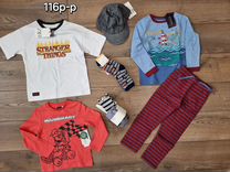 Одежда дл�я мальчика 116 - 134+ кеды 33 + кепка