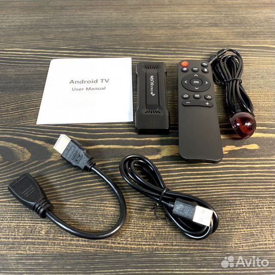 Смарт тв приставка TV stick MX10