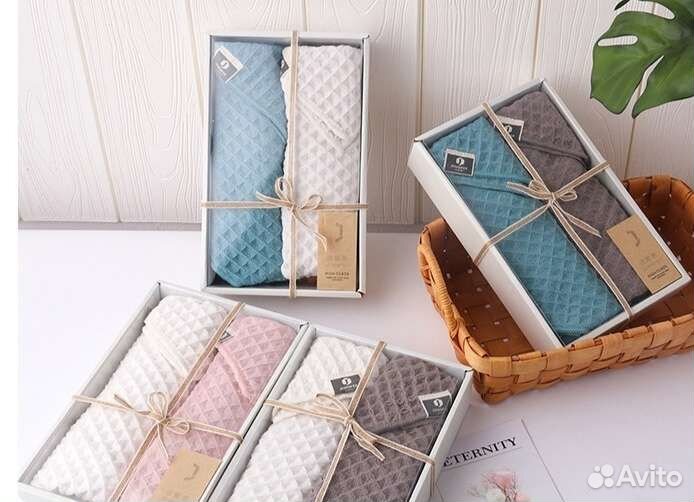 Подарочная упаковка 2 полотенца 30*70см микрофибра