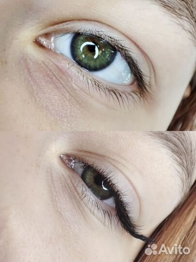 Наращивание и ламинирование ресниц на дому