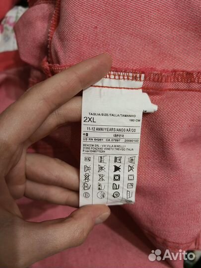 Джинсовая куртка Benetton детская для девочки