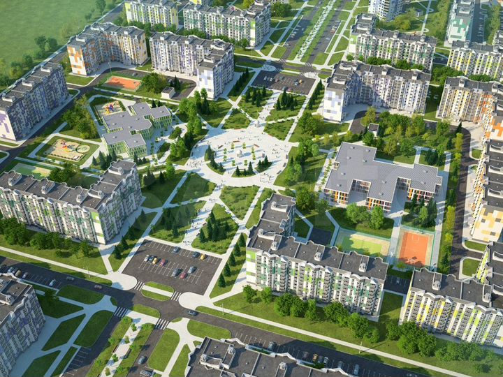 2-к. квартира, 59,9 м², 2/10 эт.