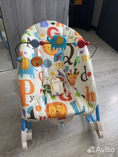 Шезлонг качалка с вибрацией