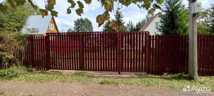 Установка заборов