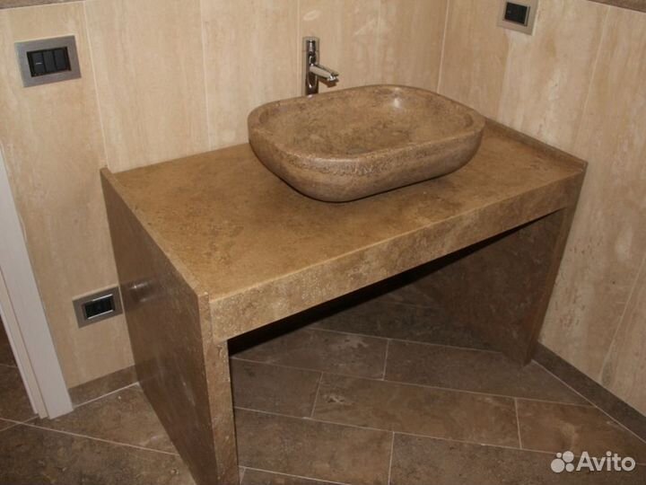 Столешница, барная стойка для кофейни, из камня