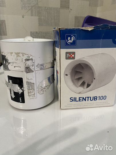 Канальный вентилятор silent tube 100